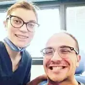 Paziente dello studio con la Dott.ssa Anna Ascoli